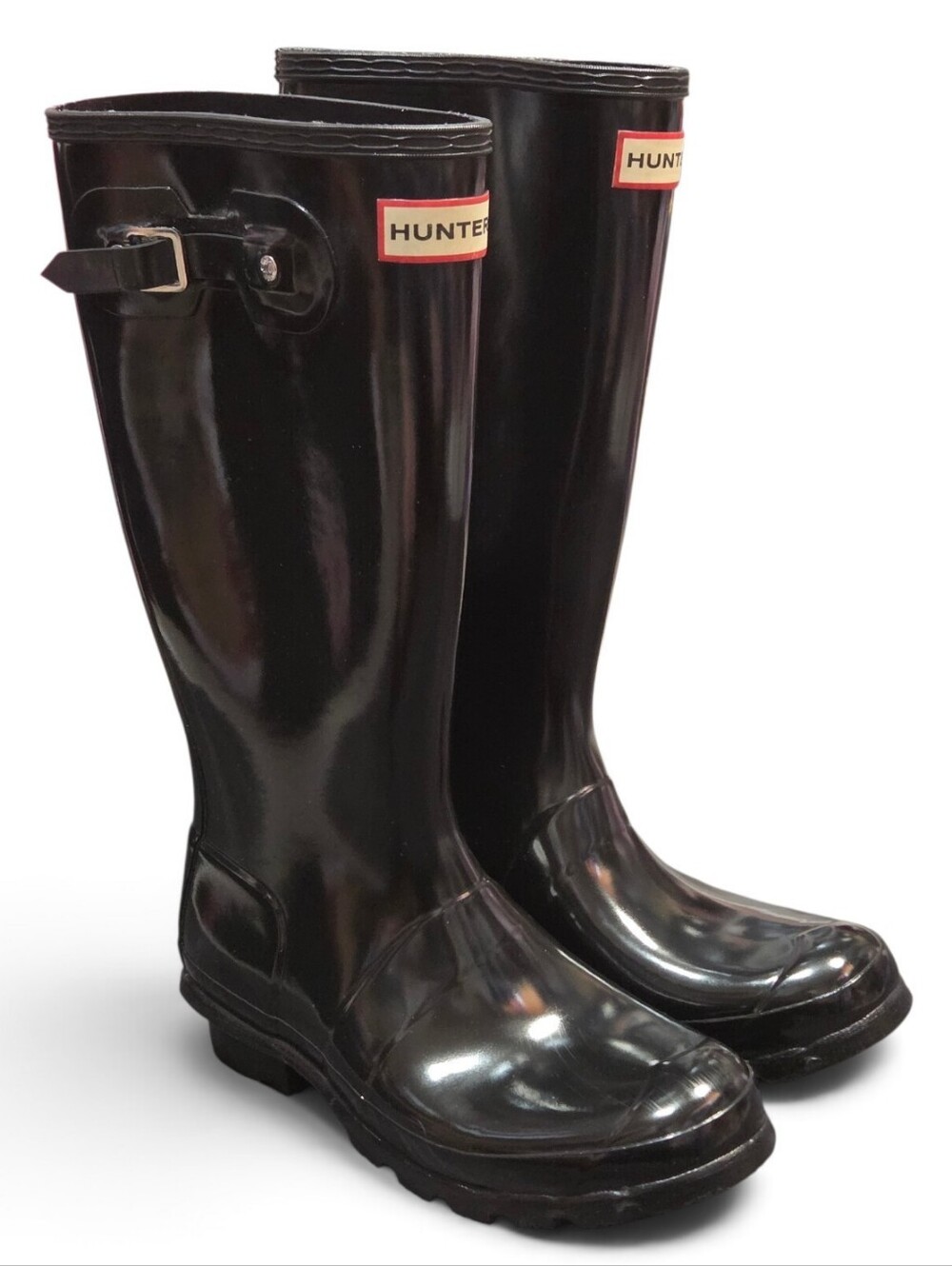NEW Hunter Boot Original Kids Gloss Black Size 5B